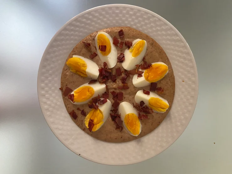 almond soup Mazamorra Cordoba