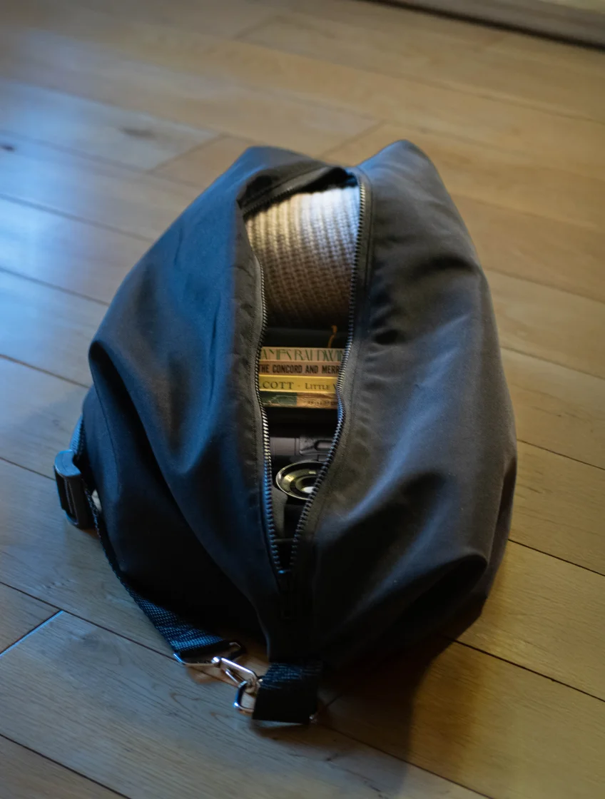 sling bag inside